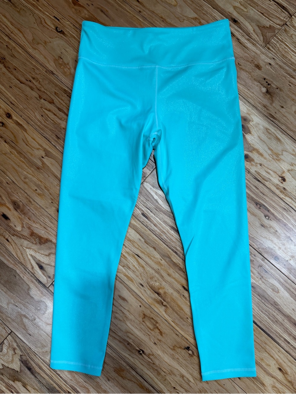 ZYIA Aqua/Turquoise High-Rise Leggings